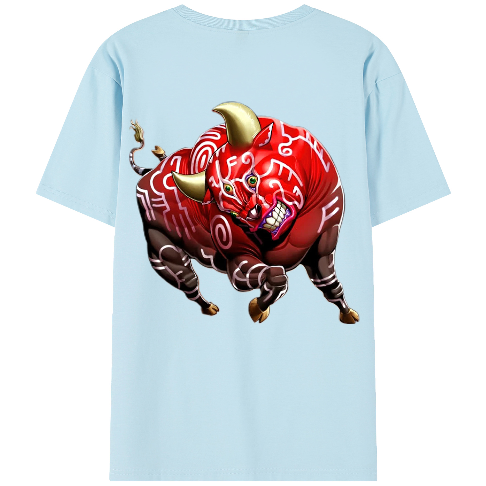 （画像用） 遊☆戯☆王 Yu-Gi-Oh! 綿100％半袖Tシャツ（背面プリント）